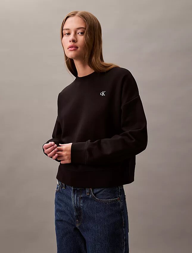 Krótka bluza z polaru z Monogramem Krótka bluza z polaru z Monogramem