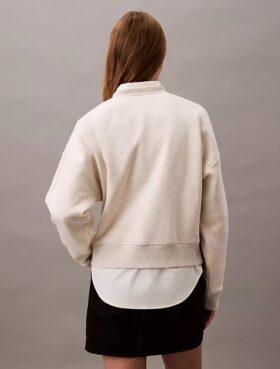 Krótka bluza z polaru z Monogramem