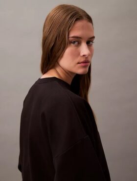 Krótka bluza z polaru z Monogramem
