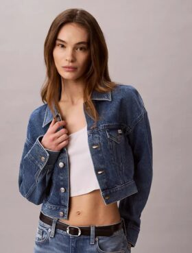 Krótka dżinsowa Trucker Jacket