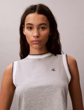 Krótki top bez rękawów z Monogramem