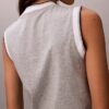Krótki top bez rękawów z Monogramem Krótki top bez rękawów z Monogramem