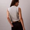Krótki top bez rękawów z Monogramem Krótki top bez rękawów z Monogramem