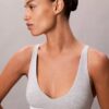 Kultowy bawełniano-Modalowy biustonosz typu Bralette Unlined