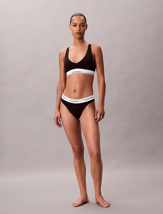 Kultowy bawełniano-Modalowy biustonosz typu Bralette Unlined Kultowy bawełniano-Modalowy biustonosz typu Bralette Unlined