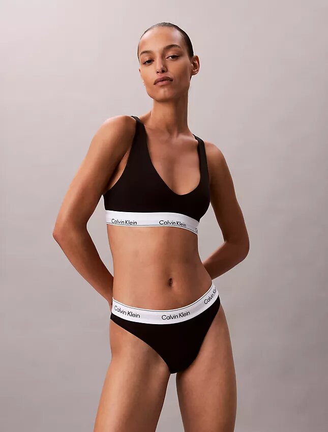 Kultowy bawełniano-Modalowy biustonosz typu Bralette Unlined Kultowy bawełniano-Modalowy biustonosz typu Bralette Unlined