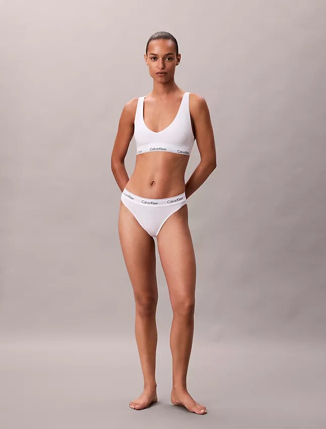 Kultowy bawełniano-Modalowy biustonosz typu Bralette Unlined Kultowy bawełniano-Modalowy biustonosz typu Bralette Unlined