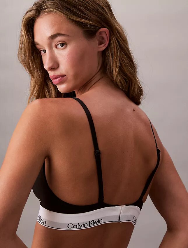 Kultowy bawełniano-Modalowy biustonosz typu Bralette Unlined Kultowy bawełniano-Modalowy biustonosz typu Bralette Unlined