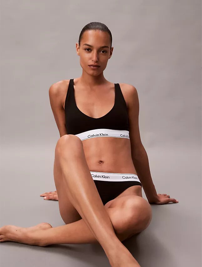 Kultowy bawełniano-Modalowy biustonosz typu Bralette Unlined Kultowy bawełniano-Modalowy biustonosz typu Bralette Unlined