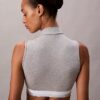 Kultowy bawełniano-Modalowy Bralette z lekką podszewką i stójką Kultowy bawełniano-Modalowy Bralette z lekką podszewką i stójką