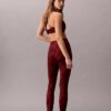 Legginsy 7/8 z miękkim, abstrakcyjnym nadrukiem