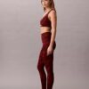 Legginsy 7/8 z miękkim, abstrakcyjnym nadrukiem