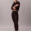 Legginsy Icon Sport z wysokim stanem i kieszeniami, długość 7/8