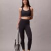 Legginsy Icon Sport z wysokim stanem i kieszeniami, długość 7/8