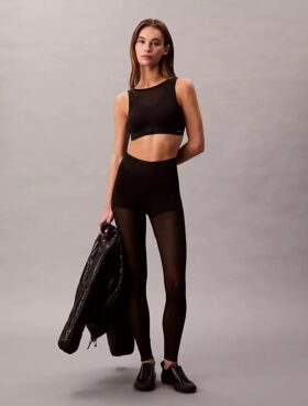 Legginsy z siateczką Invisibles z wysokim stanem