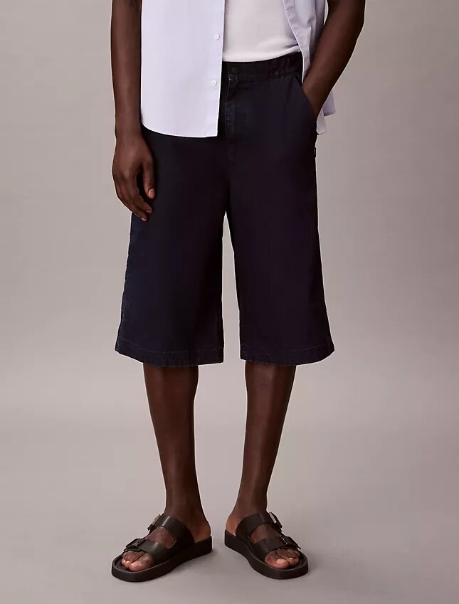 Lekkie długie szorty Denim w kolorze indygo Lekkie długie szorty Denim w kolorze indygo