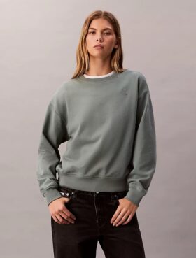 Luźna bluza z polaru z logo Archive