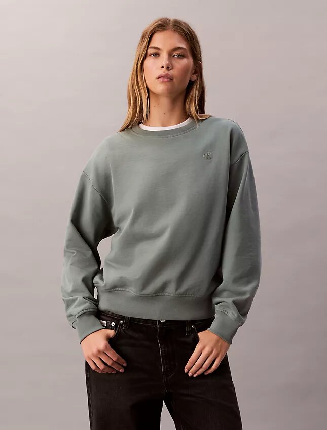 Luźna bluza z polaru z logo Archive Luźna bluza z polaru z logo Archive