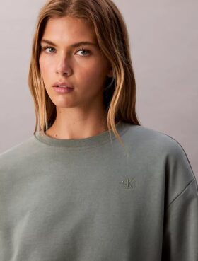 Luźna bluza z polaru z logo Archive