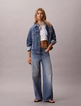 Luźna Denim Jacket
