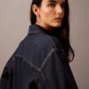 Luźna koszula Denim zapinana na guziki Luźna koszula Denim zapinana na guziki