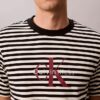 Luźna koszulka w paski z Monogramem Luźna koszulka w paski z Monogramem