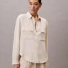 Luźna Utility Shirt z guzikami Luźna Utility Shirt z guzikami