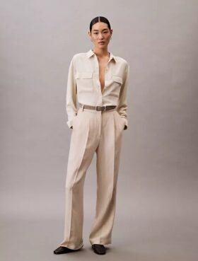 Luźna Utility Shirt z guzikami