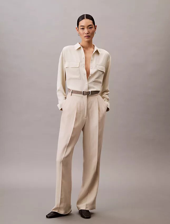 Luźna Utility Shirt z guzikami Luźna Utility Shirt z guzikami