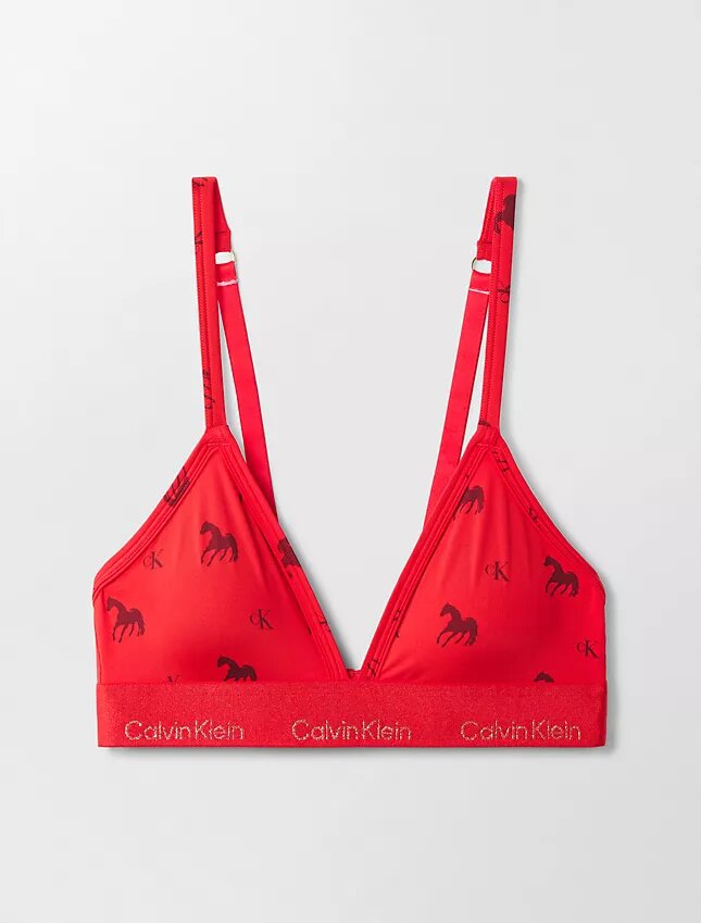 Lunar New Year Lekko podszyty trójkątny Bralette Lunar New Year Lekko podszyty trójkątny Bralette