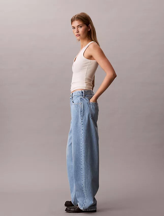 Luźne Jeansy Luźne Jeansy