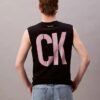 Marc Hundley Pride Viva Love Top bez rękawów o luźnym kroju Marc Hundley Pride Viva Love Top bez rękawów o luźnym kroju