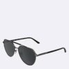 Metalowe okulary przeciwsłoneczne typu aviator