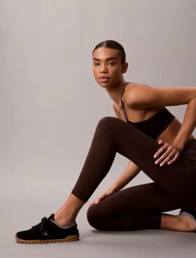 Miękkie legginsy sportowe 7/8