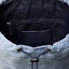 Mini Denim plecak z klapką z logo Mini Denim plecak z klapką z logo