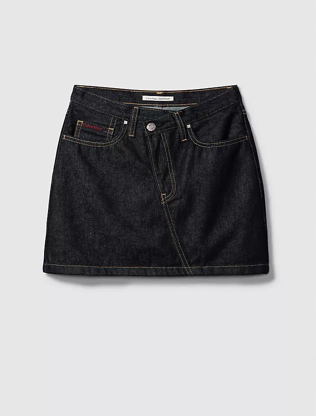 Mini spódniczka Denim z asymetryczną talią Mini spódniczka Denim z asymetryczną talią