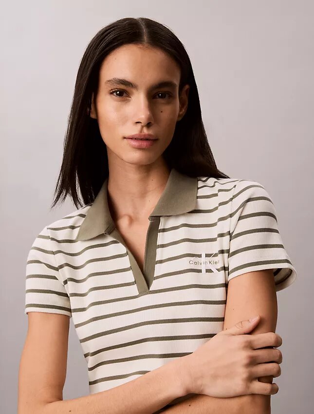 Mini sukienka Monologo w prążki Mini sukienka Monologo w prążki