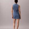 Mini sukienka z szwami w stylu Denim Mini sukienka z szwami w stylu Denim