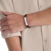 Minimalistyczna bransoletka z kwadratami Minimalistyczna bransoletka z kwadratami