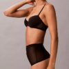 Minimalistyczne Thong z siateczki z wysokim stanem Minimalistyczne Thong z siateczki z wysokim stanem