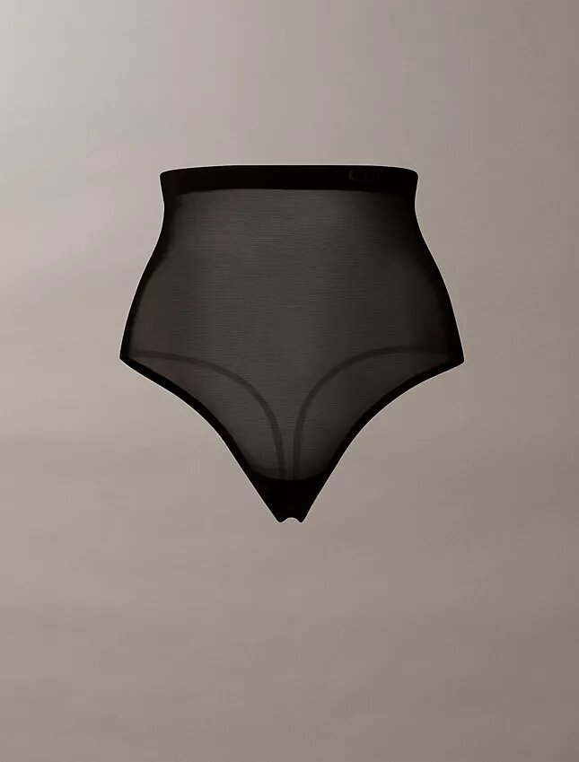 Minimalistyczne Thong z siateczki z wysokim stanem Minimalistyczne Thong z siateczki z wysokim stanem