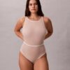 Minimalistyczny body z siateczki modelującej sylwetkę Minimalistyczny body z siateczki modelującej sylwetkę