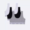 Modern Cotton Bralette dla dziewczynek, zestaw 3 sztuki Modern Cotton Bralette dla dziewczynek, zestaw 3 sztuki