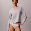 Nowoczesna bluza z frotte o luźnym kroju