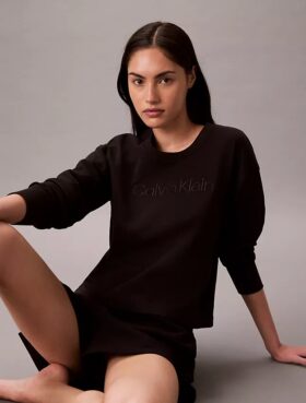Nowoczesna bluza z frotte o luźnym kroju