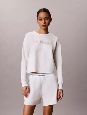 Nowoczesna bluza z frotte o luźnym kroju