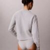 Nowoczesna bluza z frotte o luźnym kroju
