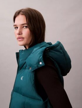 Nylonowa kamizelka puchowa z Monogramem