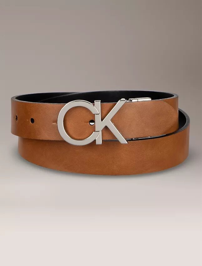 Pasek dwustronny z plakietką z logo Monogram Pasek dwustronny z plakietką z logo Monogram