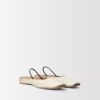 Płaskie buty z satyny jedwabnej Lana Płaskie buty z satyny jedwabnej Lana